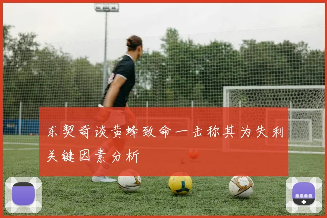 东契奇谈黄蜂致命一击称其为失利关键因素分析